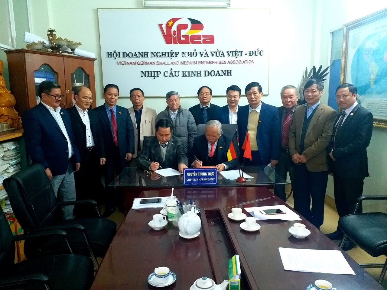 Lễ ký kết hợp tác tại Văn phòng Hội