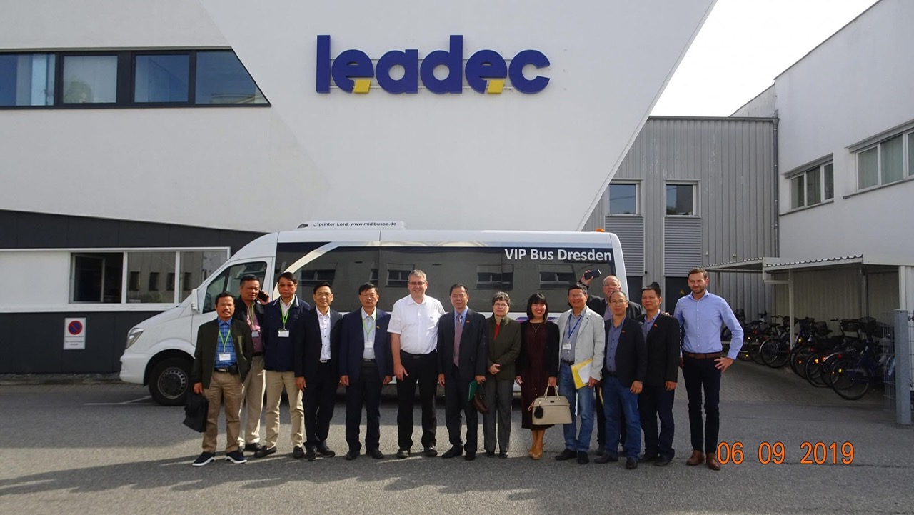 Đoàn công tác thăm doanh nghiệp Leadec tại Dresden
